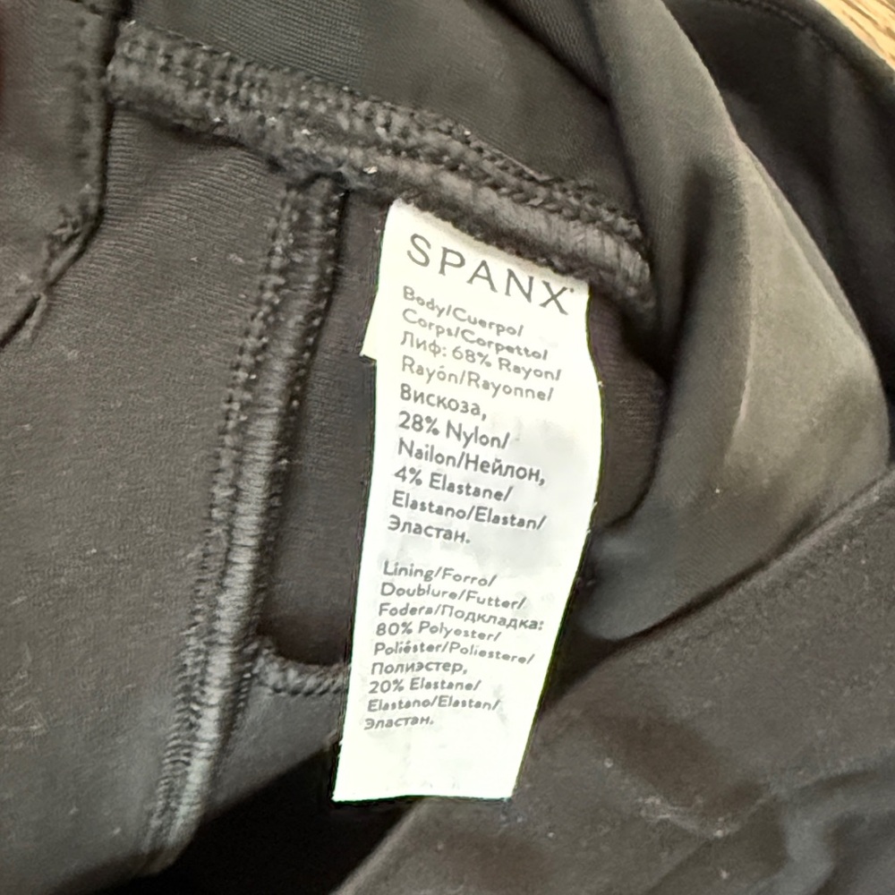 SPANX Black Boot Cut Flare Pants - Picture 4 of 5